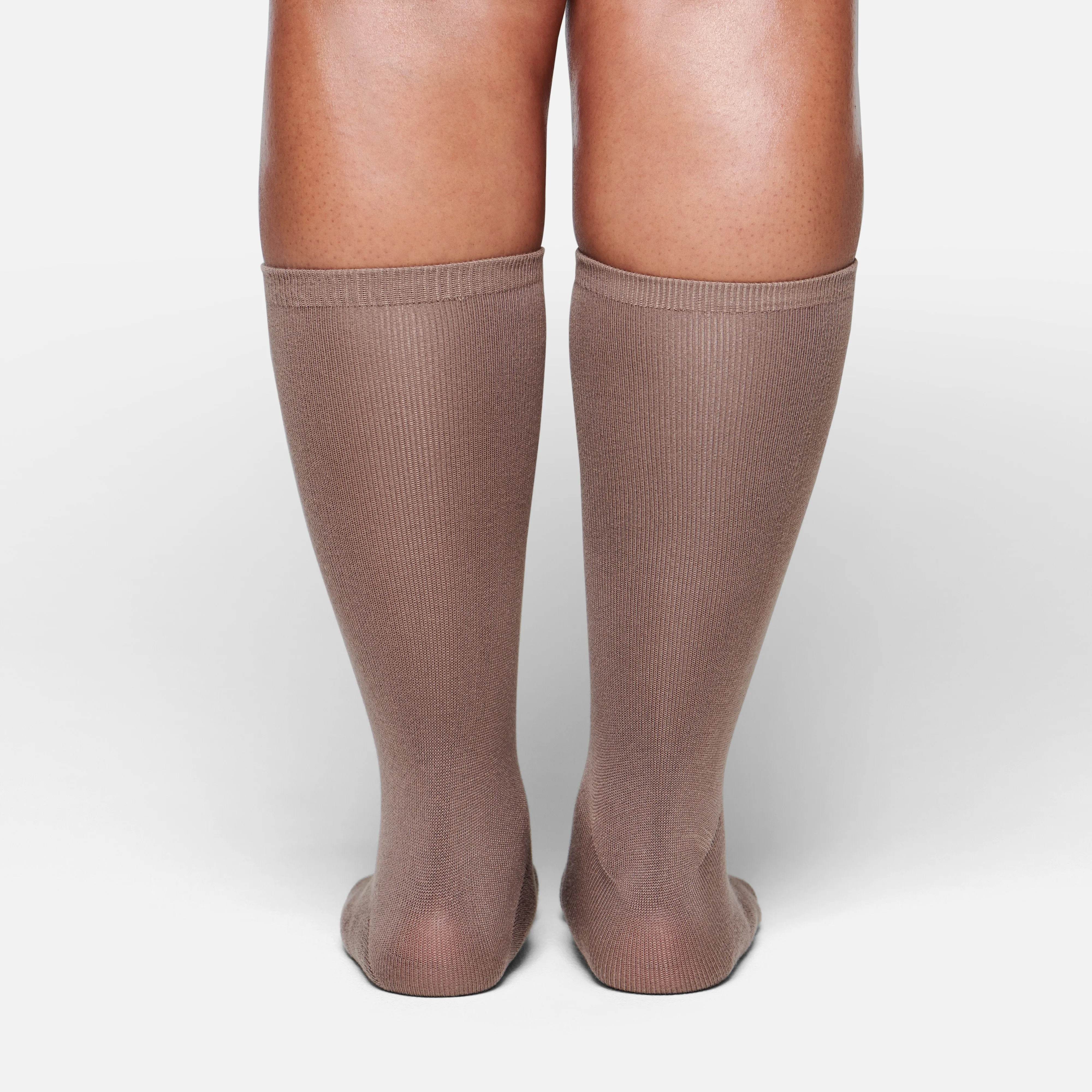 MICROPOLY MID CALF SOCK | UMBER