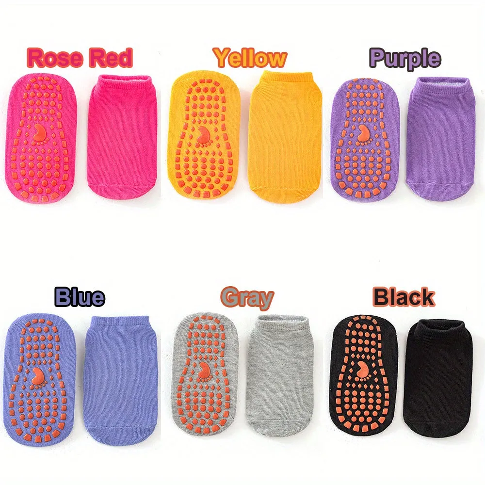 Nonslip Trampoline Socks Matching Elastic Socks for Kids and Adults