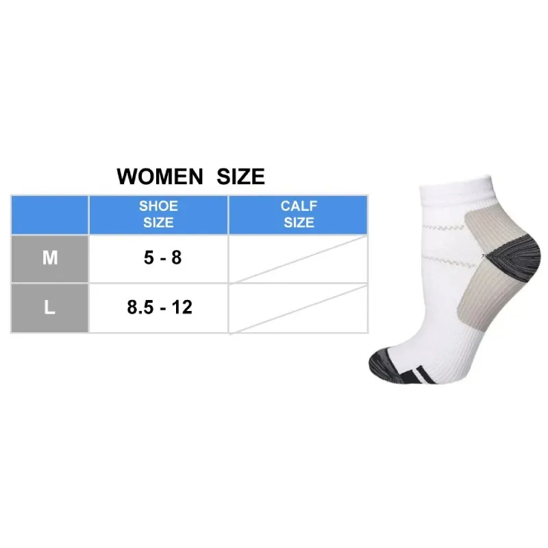 OCW Compression Sock For Women Breathable Anti-scratching Ankle Stockings