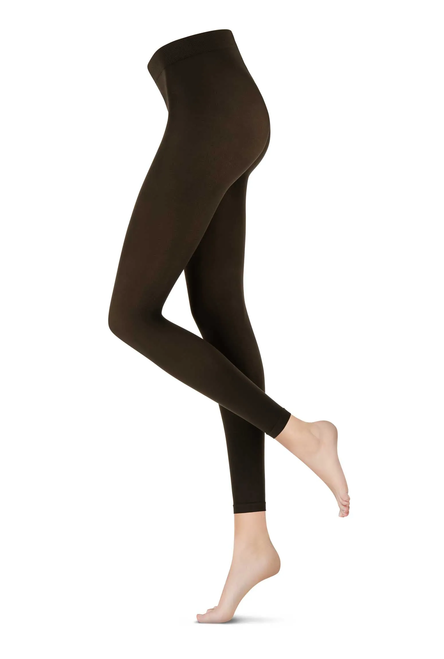 Oroblu All Colors 50 Footless Tights - Dark Brown