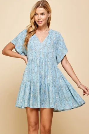 Paisley Baby Doll Dress (FINAL SALE)