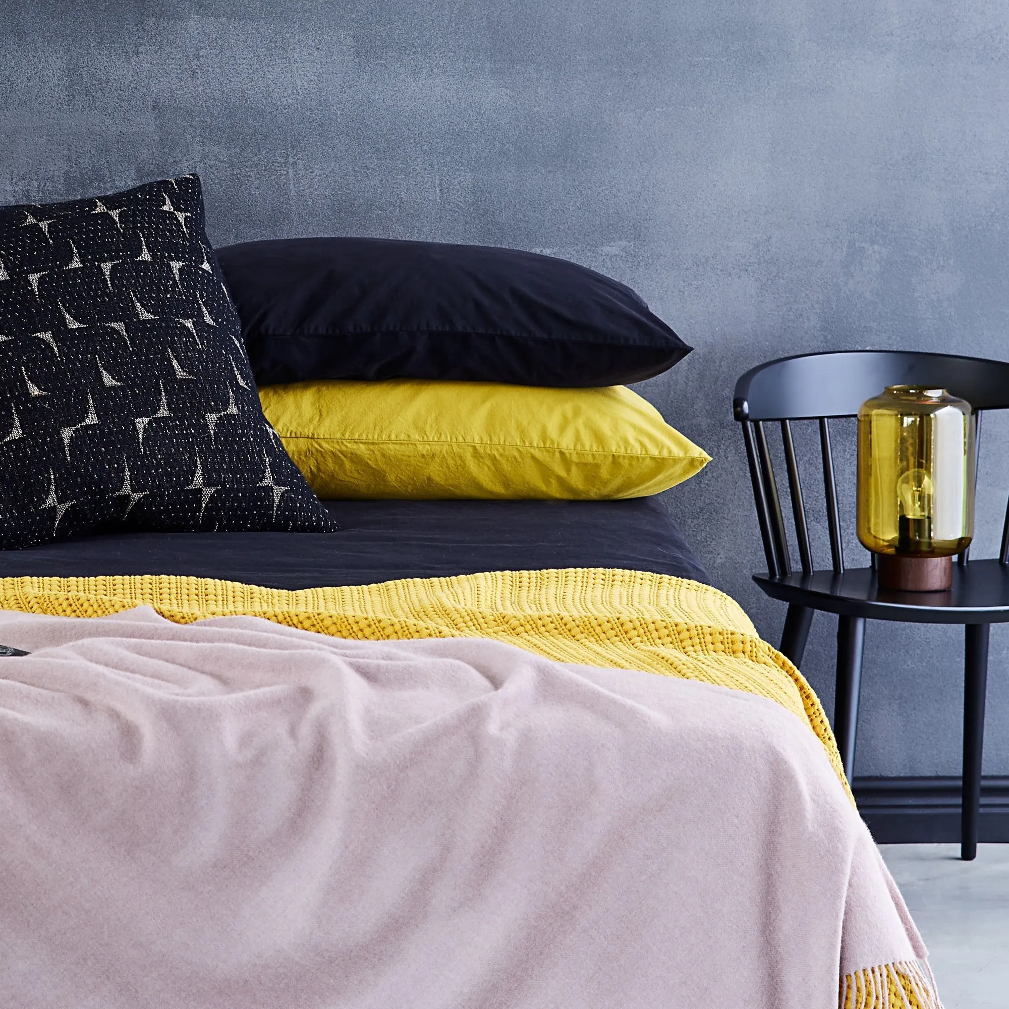 Perpignan  Pillowcase [Mustard]