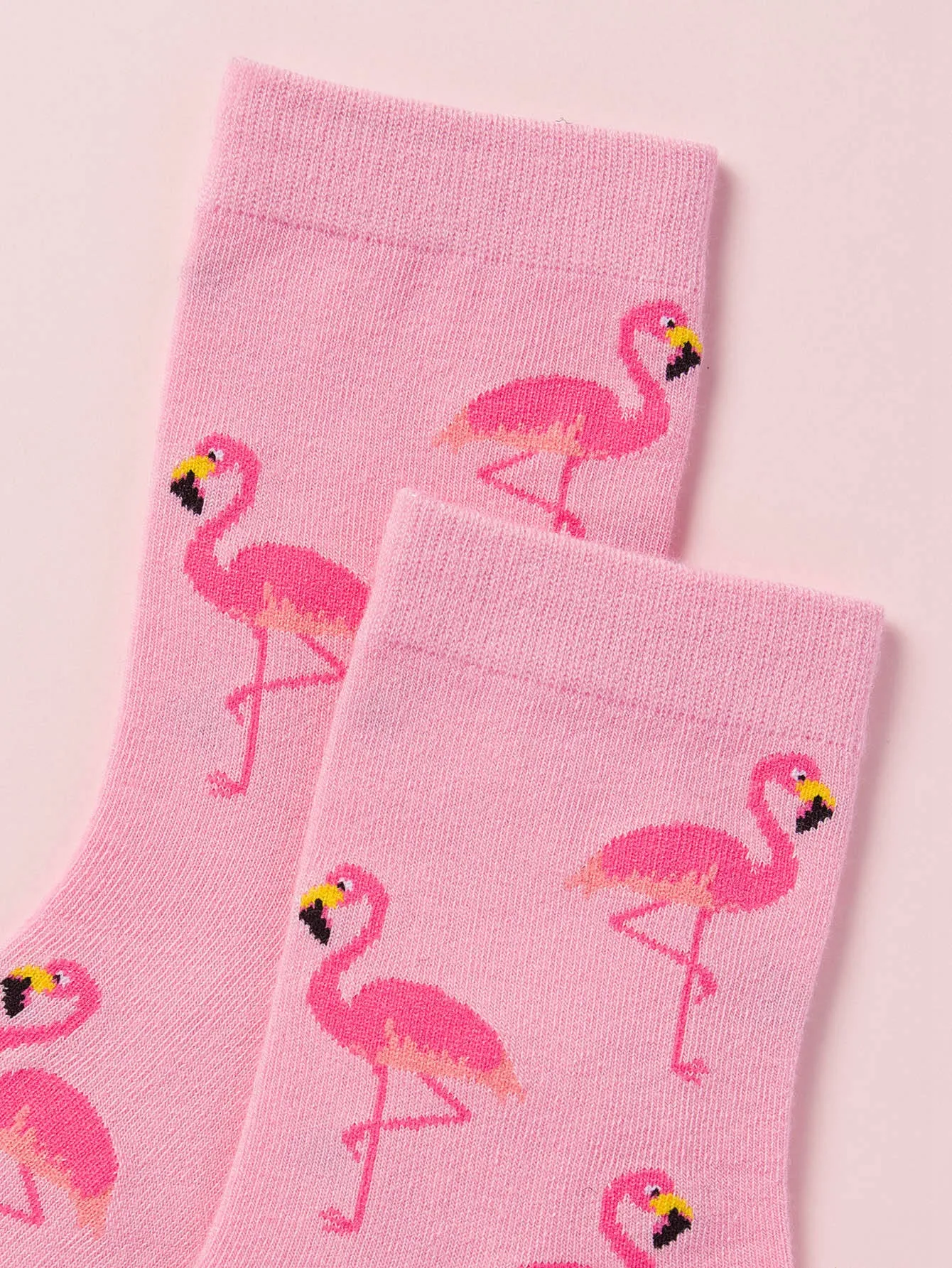 Pink Flamingo Crew Socks, Funny Socks for Women, Novelty Socks, Funky Socks, Gift for Her