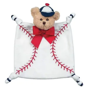 Plush Stuffed Animal Lovey Security Blanket Wee Lil' Sluggler Baseball Blankie - 4 Pack