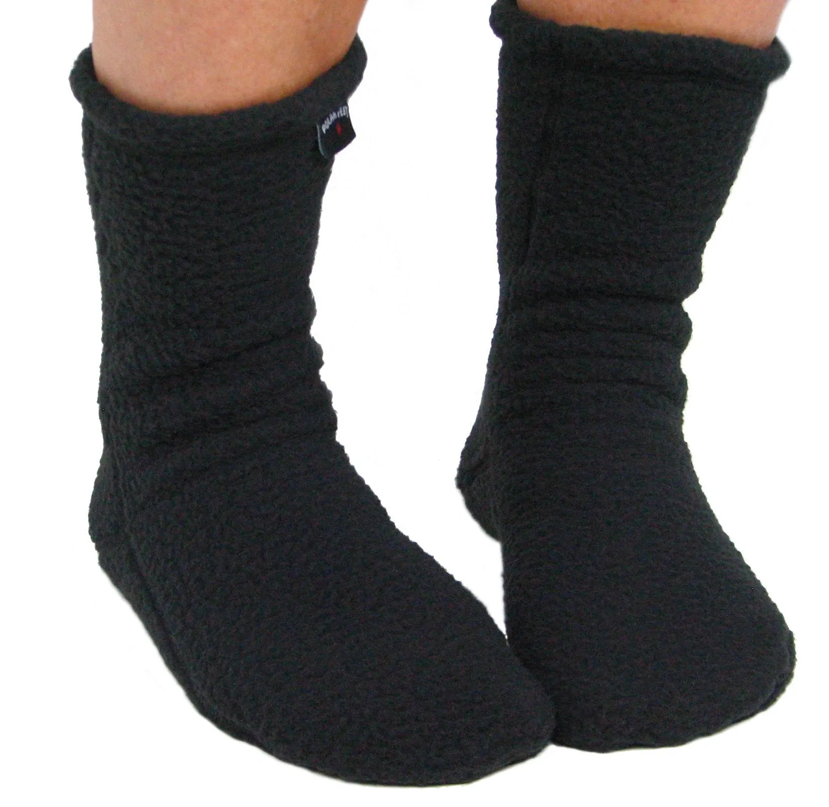 Polar Feet Supersoft Fleece Socks - Black