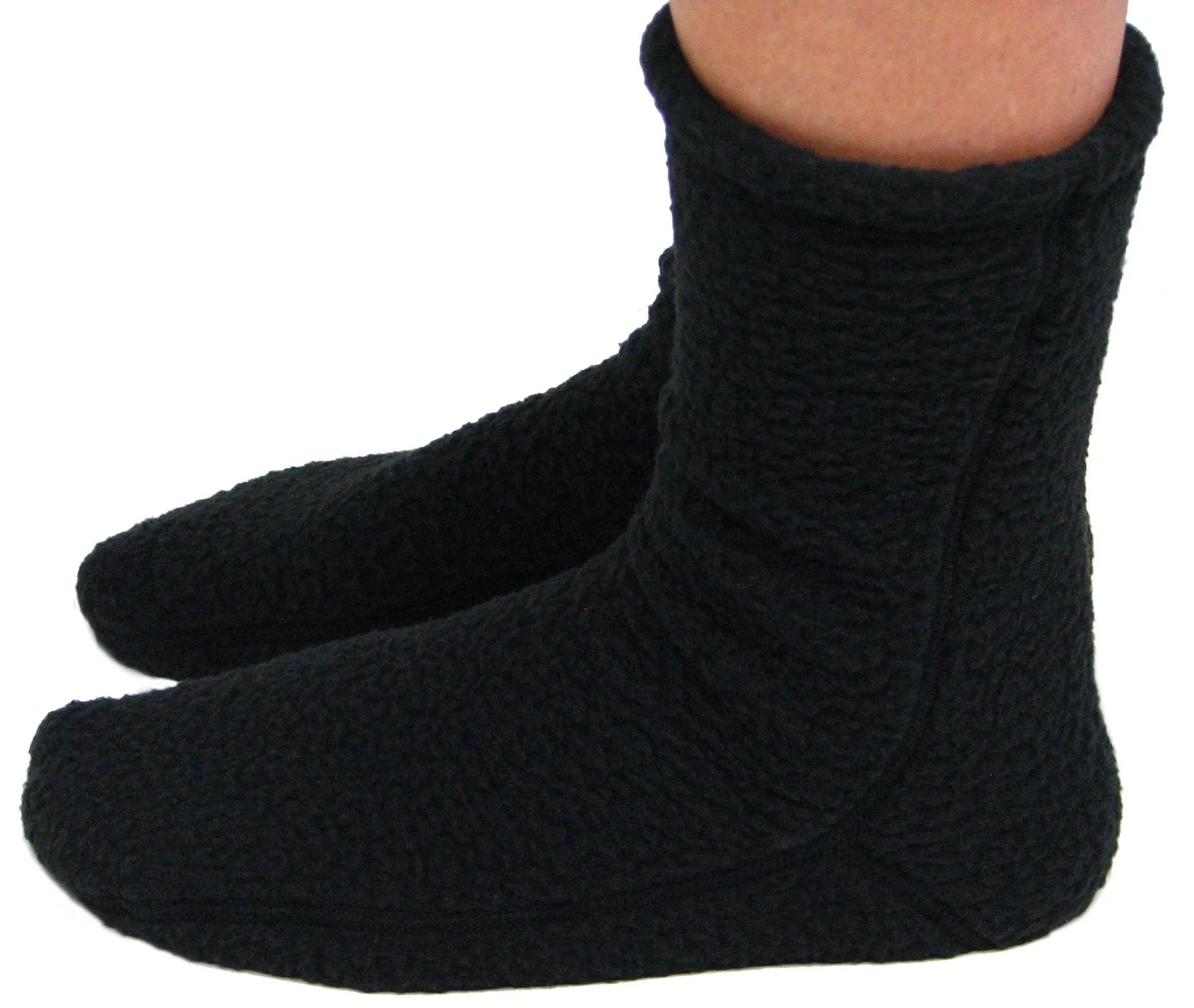 Polar Feet Supersoft Fleece Socks - Black