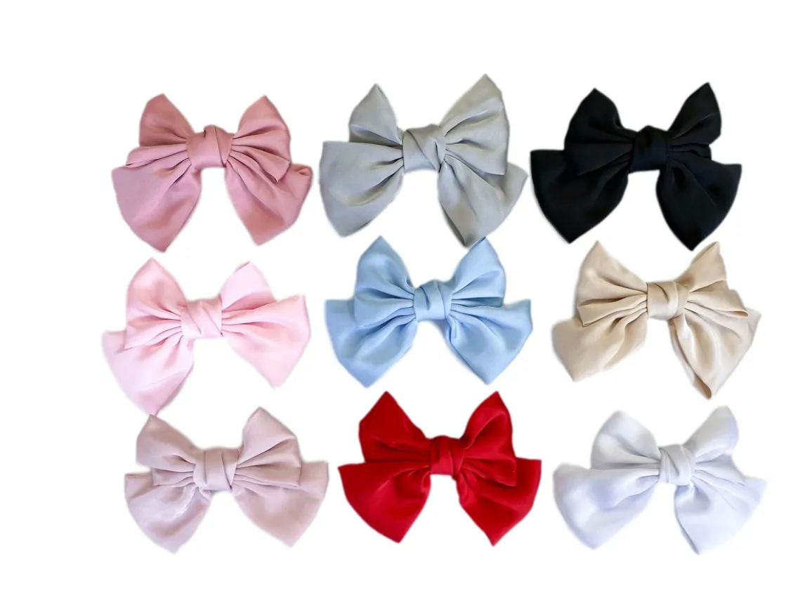 Satin Hair Bow