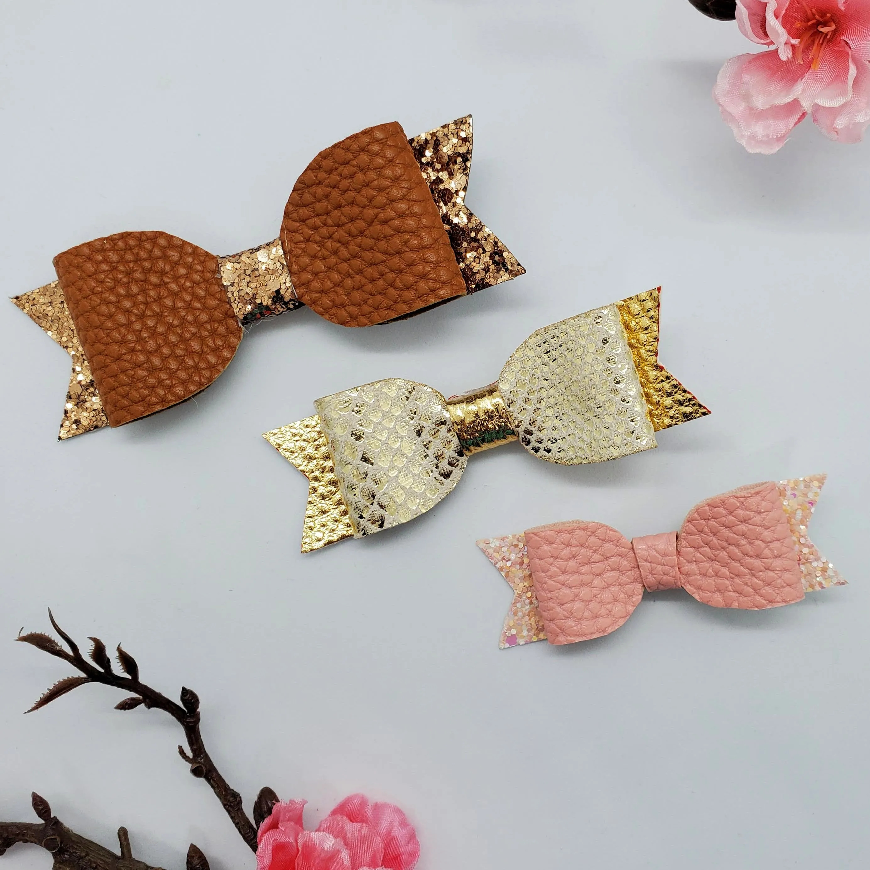 Set of 3 Mini Fancy Bow