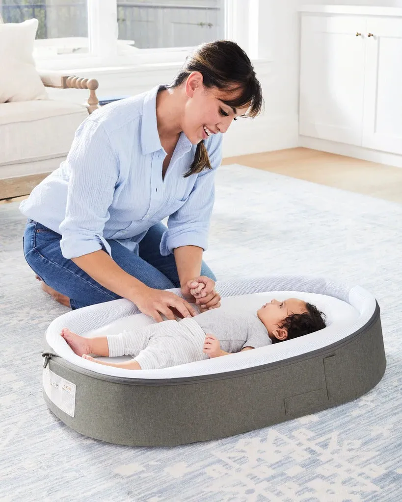 Skip Hop Playful Retreat Baby Nest - Grey Melange