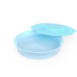 Smart Anti-Slip Baby Plate Pastel Blue 6m 