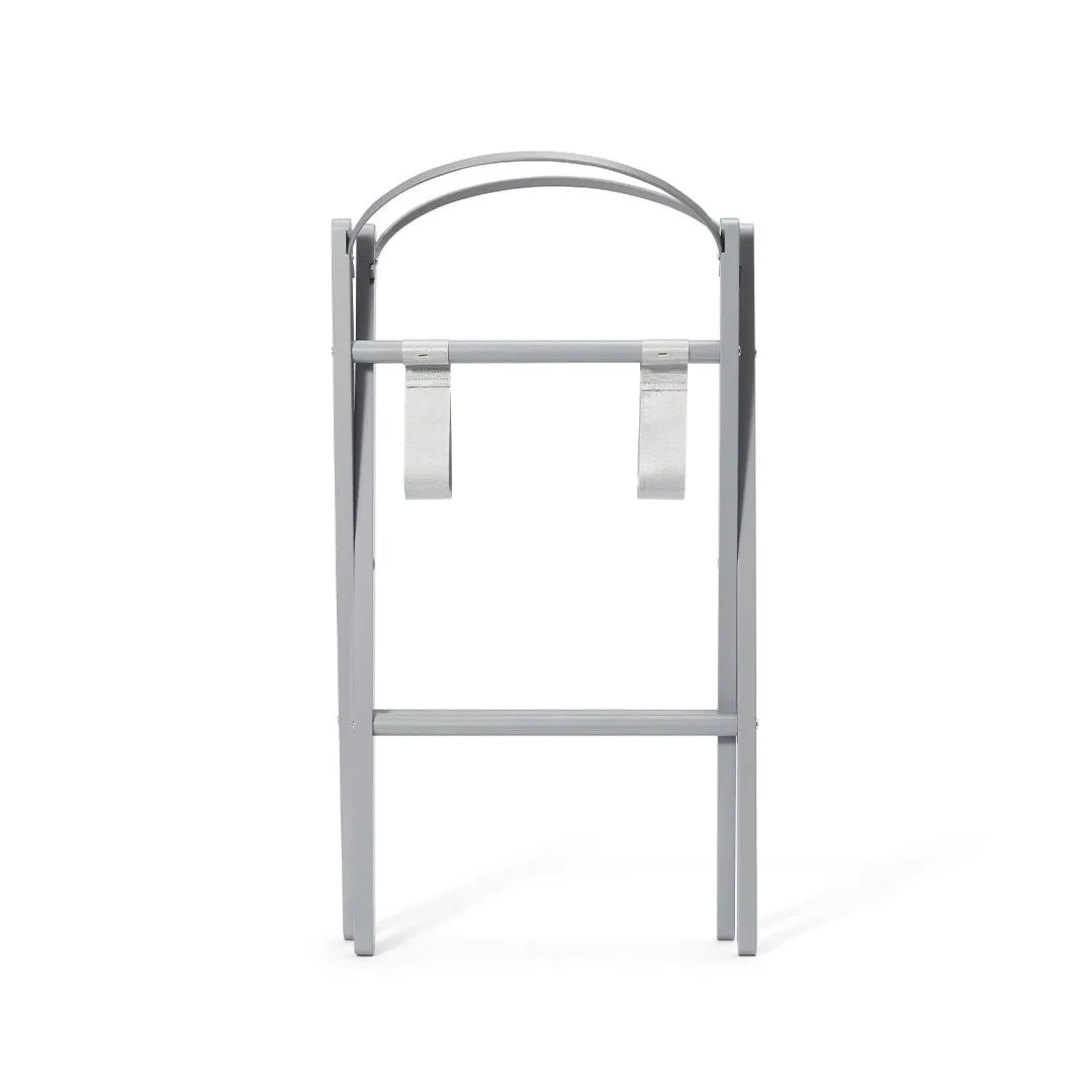 SnuzBaskit Moses Basket   Stand Set - Dove Grey/Light Grey