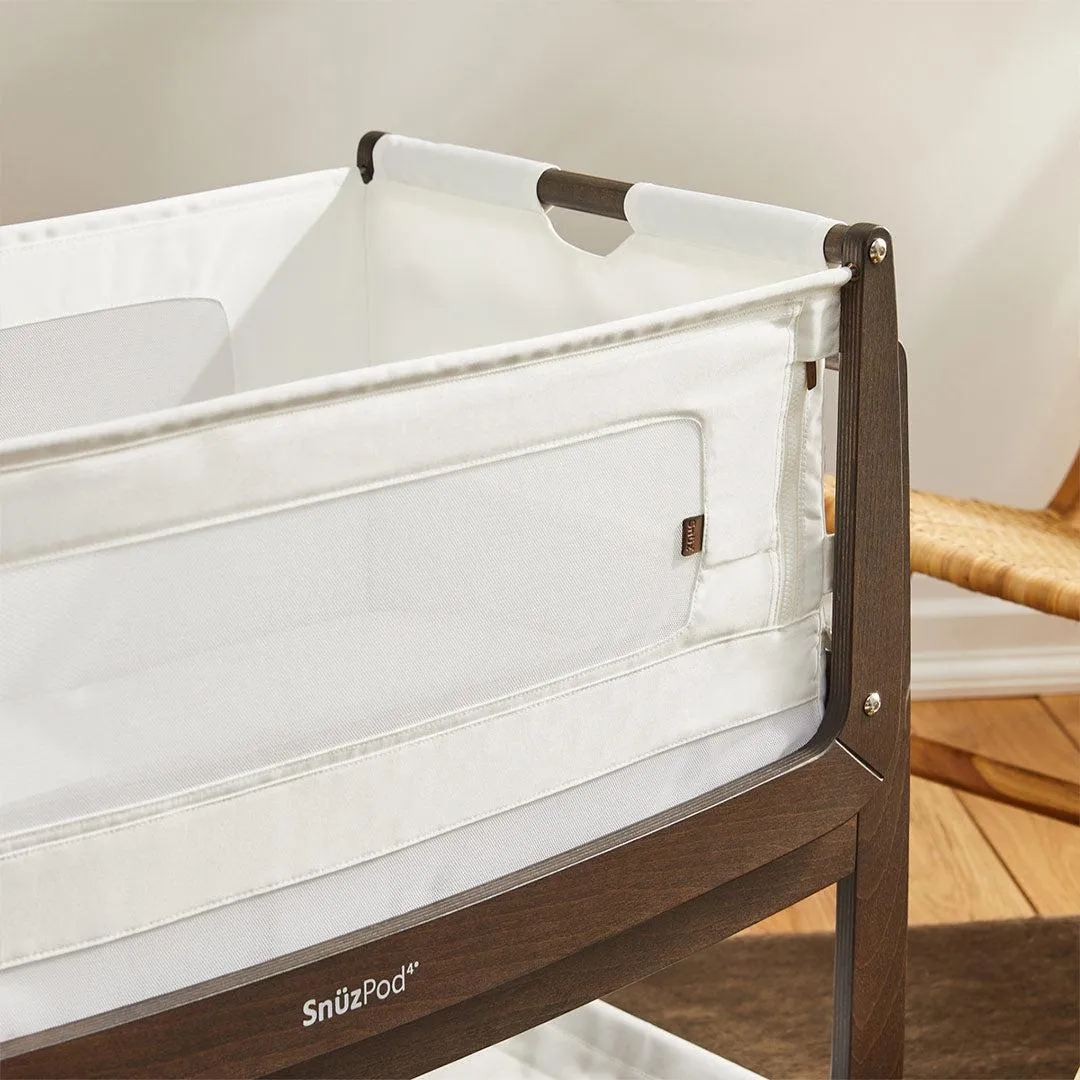 SnuzPod4 Bedside Crib - The Natural Edit - Ebony