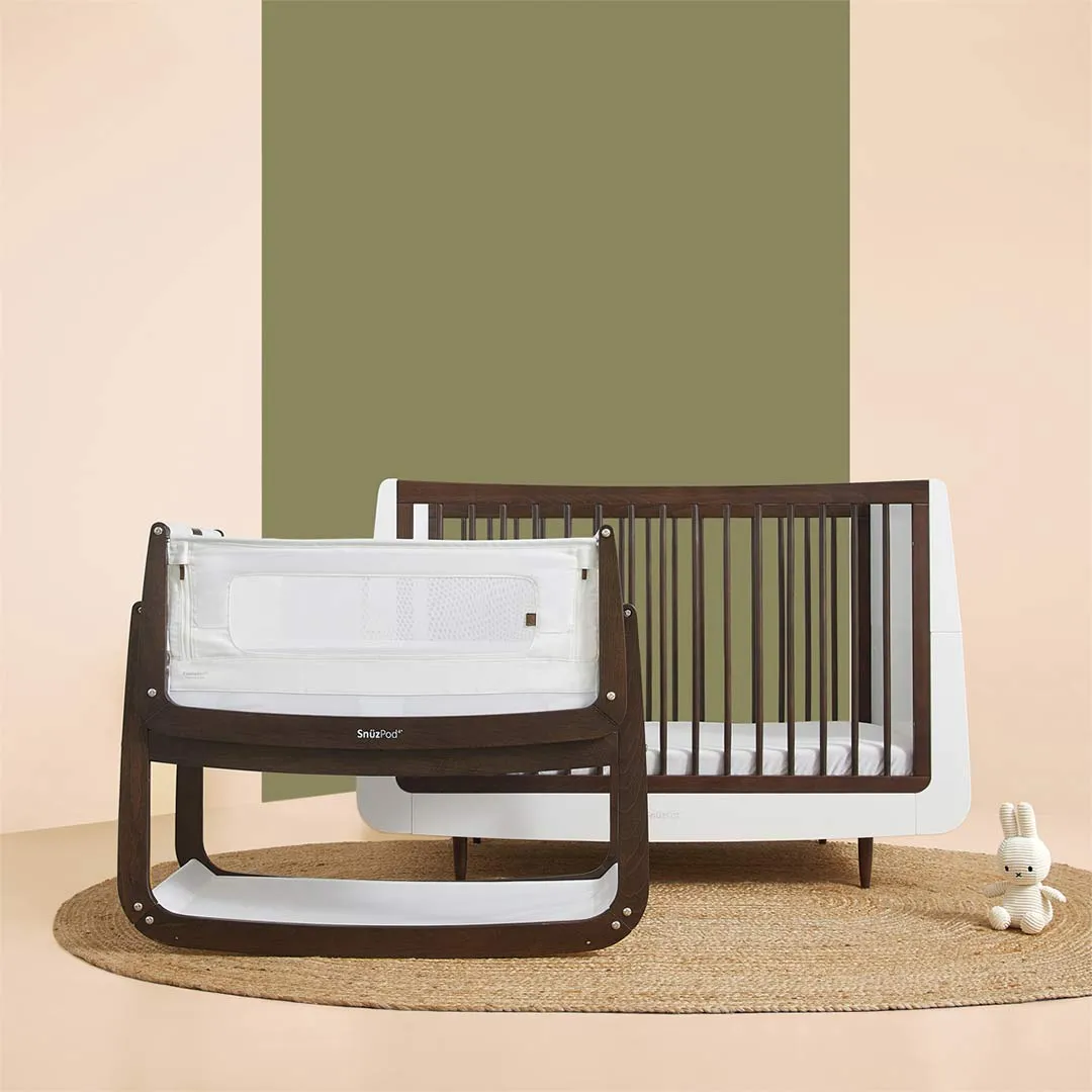 SnuzPod4 Bedside Crib - The Natural Edit - Ebony