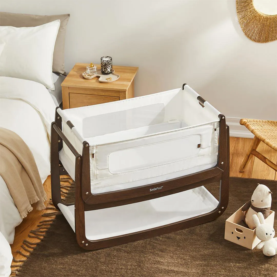 SnuzPod4 Bedside Crib - The Natural Edit - Ebony