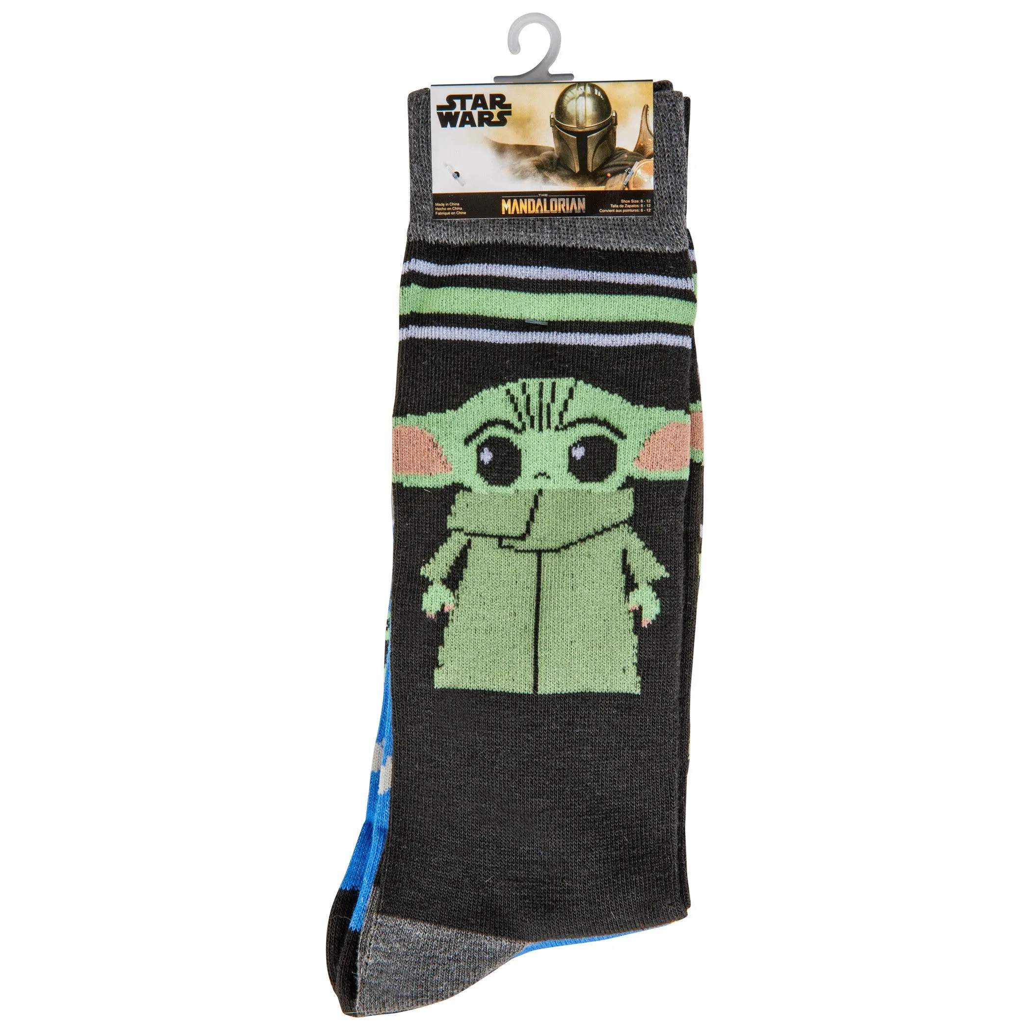 Star Wars The Mandalorian The Child & The Way 2-Pack of Casual Crew Socks