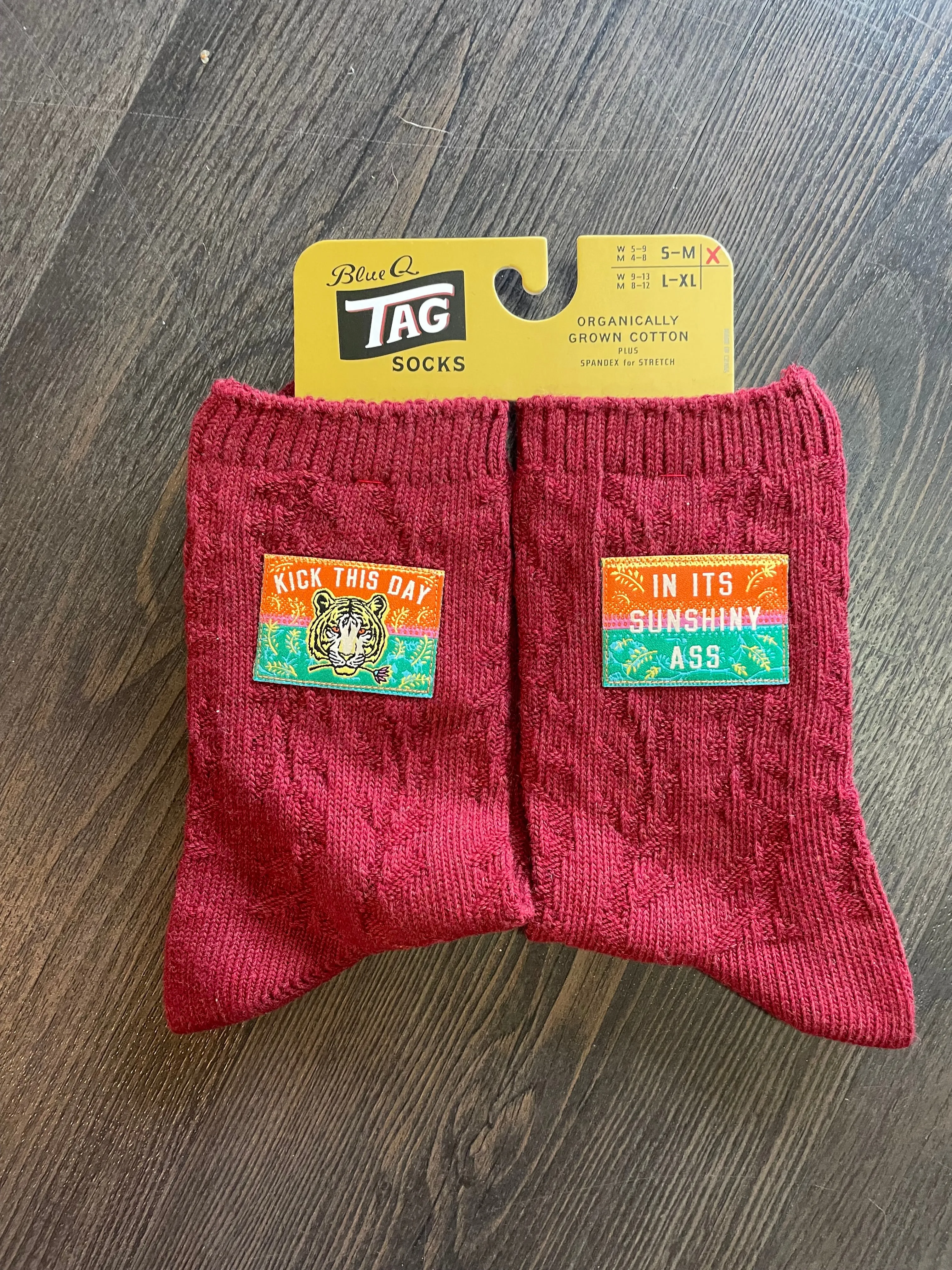 Tag Socks - Kick This Day in it's Sunshiny Ass