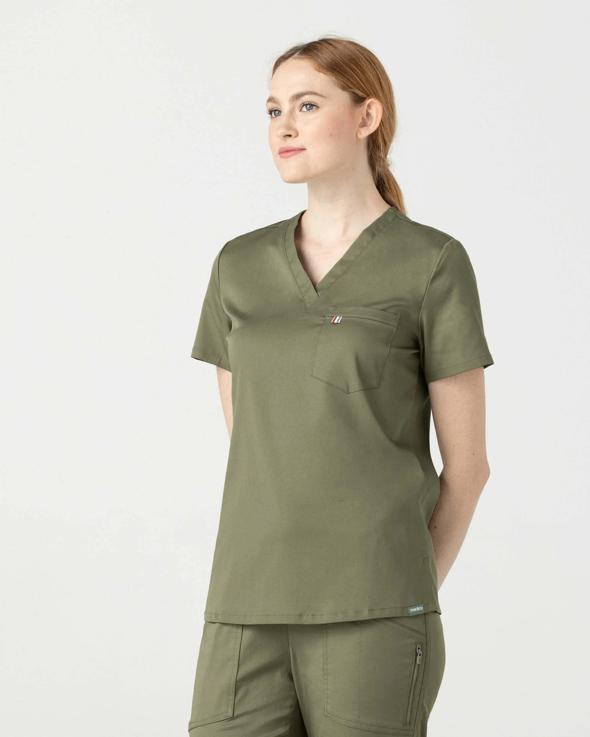 TENCEL™ Sal‎ ‎ Essential Scrub Top