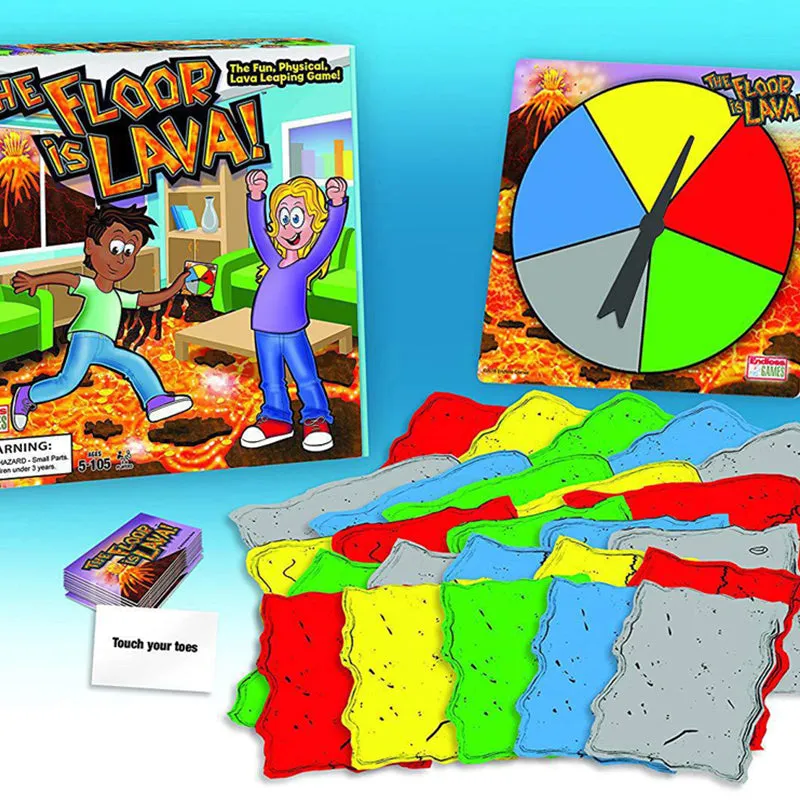 The Floor is Lava Interactive Floor Games for Children Adults