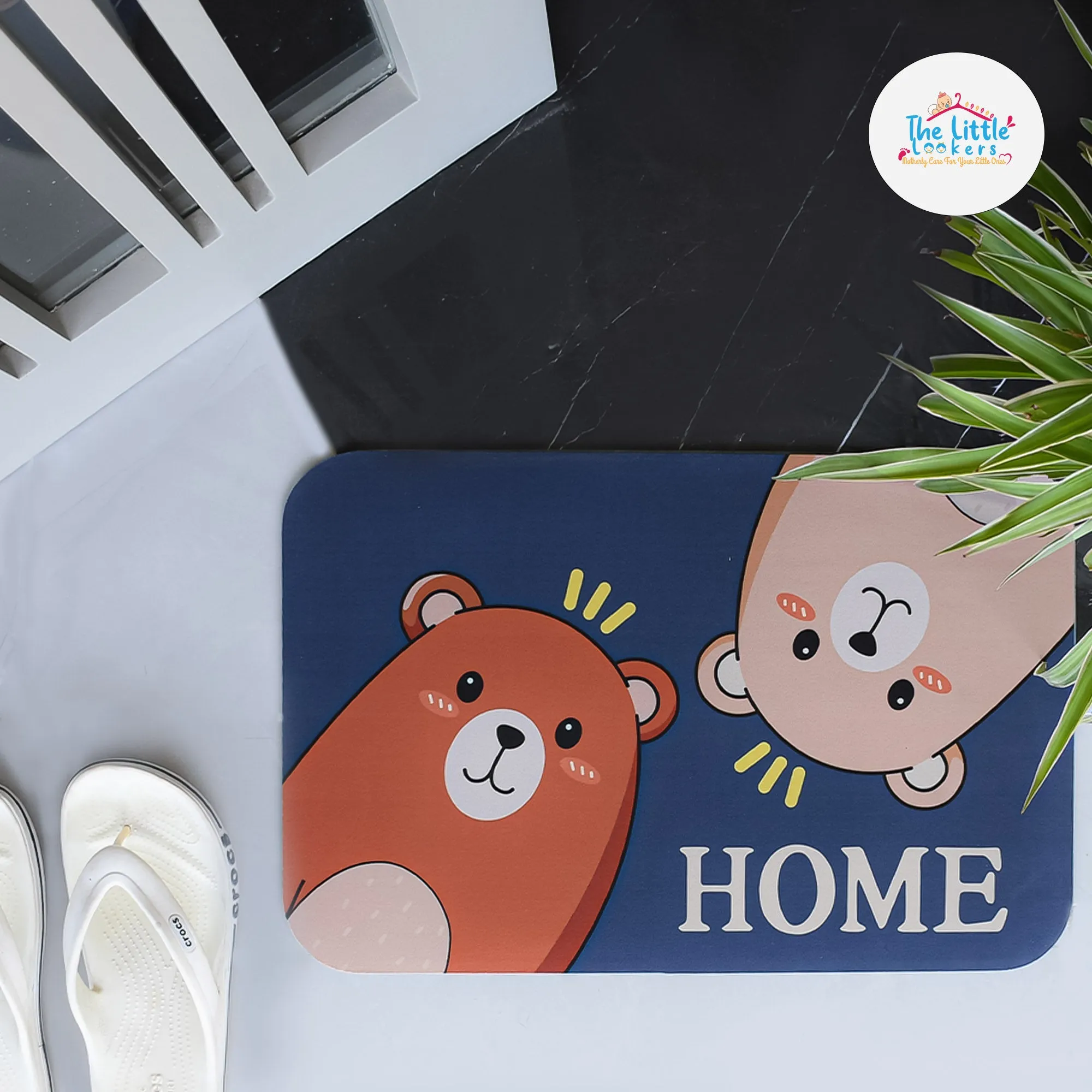 THE LITTLE LOOKERS Doormat for Kids Room/Bathroom Carpet/Anti-Slip Bathroom Mat for Kids/Baby Room, Washable & Non-Slip