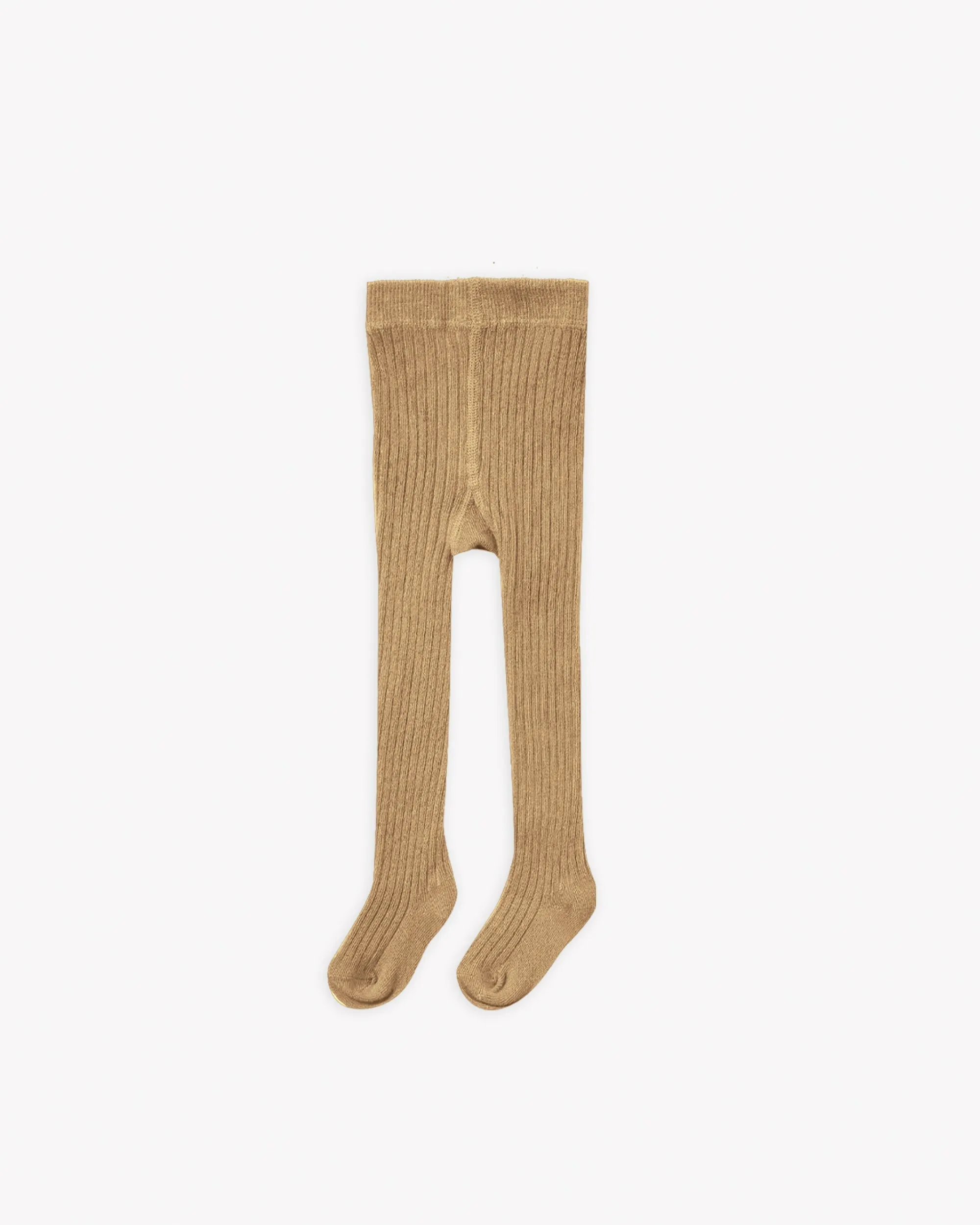 The Solid Ribbed Tights by Quincy Mae - KIDS - Various Colours