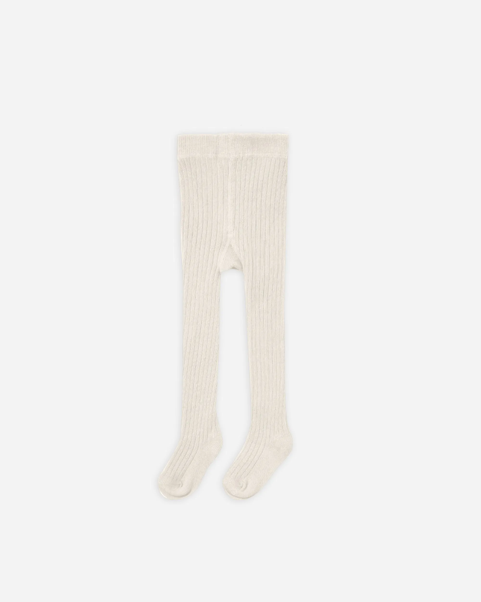 The Solid Ribbed Tights by Quincy Mae - KIDS - Various Colours