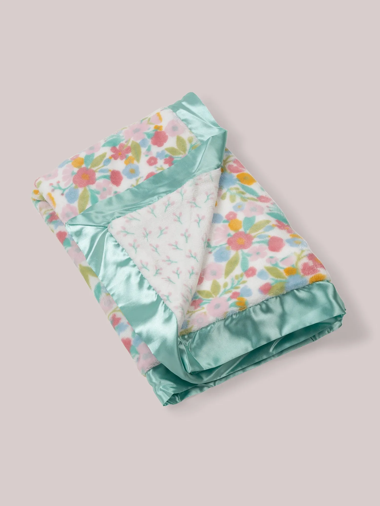 Ultra-Soft Thick Reversible Baby Blanket - Sweet Daisy