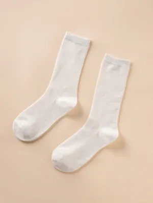 White Socks  Crew Socks for Women Cute Socks Novelty Socks Casual Socks