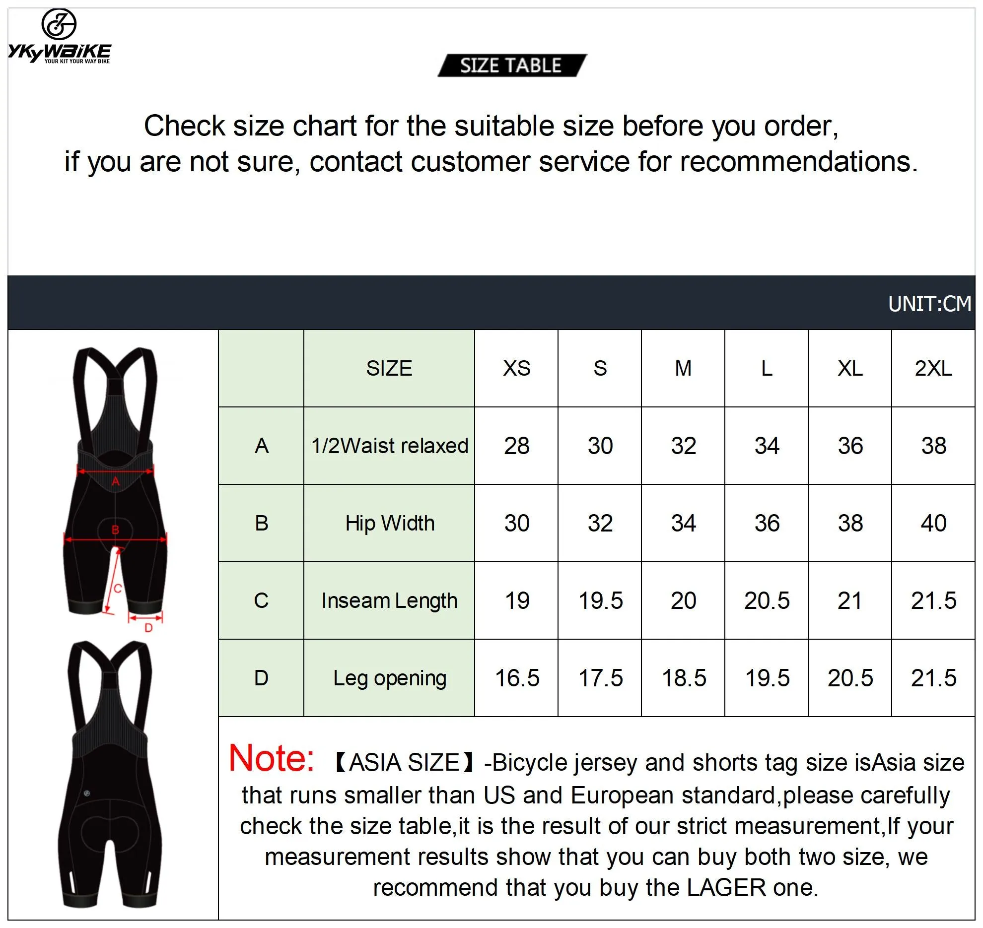 YKYW Women’s Cycling Bike Bib Shorts Elastic Interface Padded 7H Ride Excellent Performance UPF50  Black